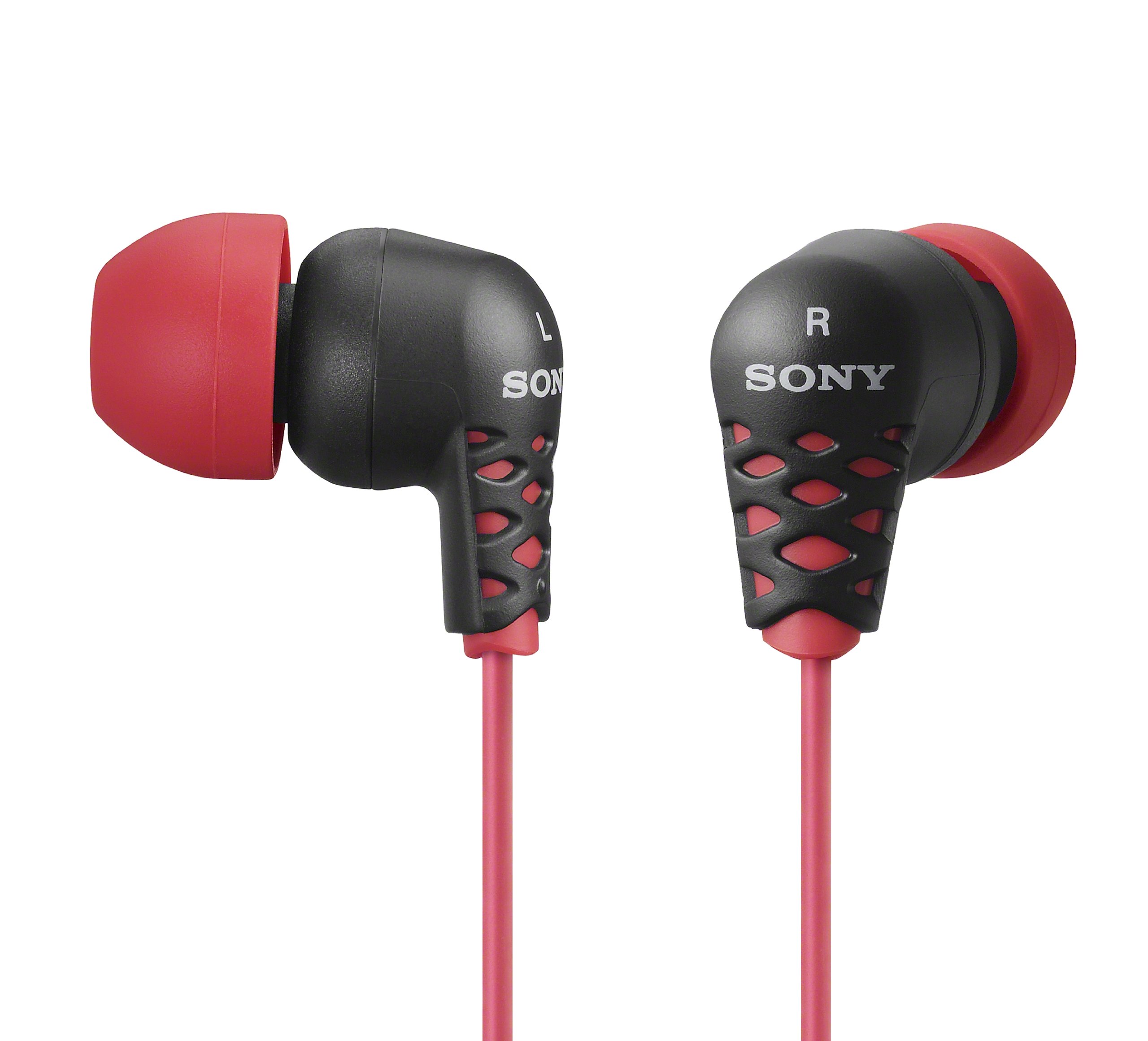Sony MDR-EX37B/RED In-Ear Headphones with High-Quality Sound - Perfect for Running, Commuting & Travel