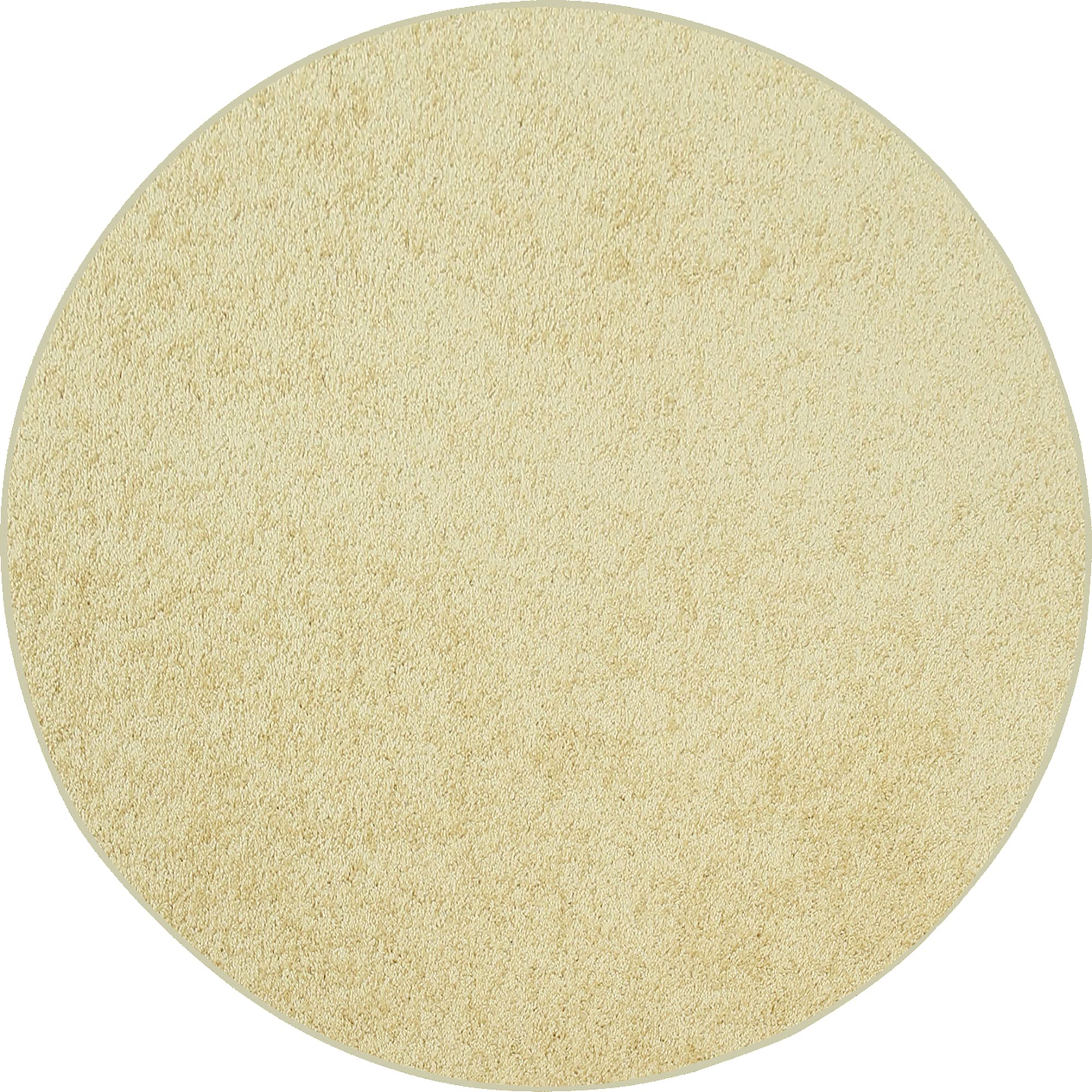 Ambiant Saturn Collection Kids' Favorite Yellow 5' Round Area Rugs - Soft Playroom & Nursery Carpet for Children's Bedroom Decor
