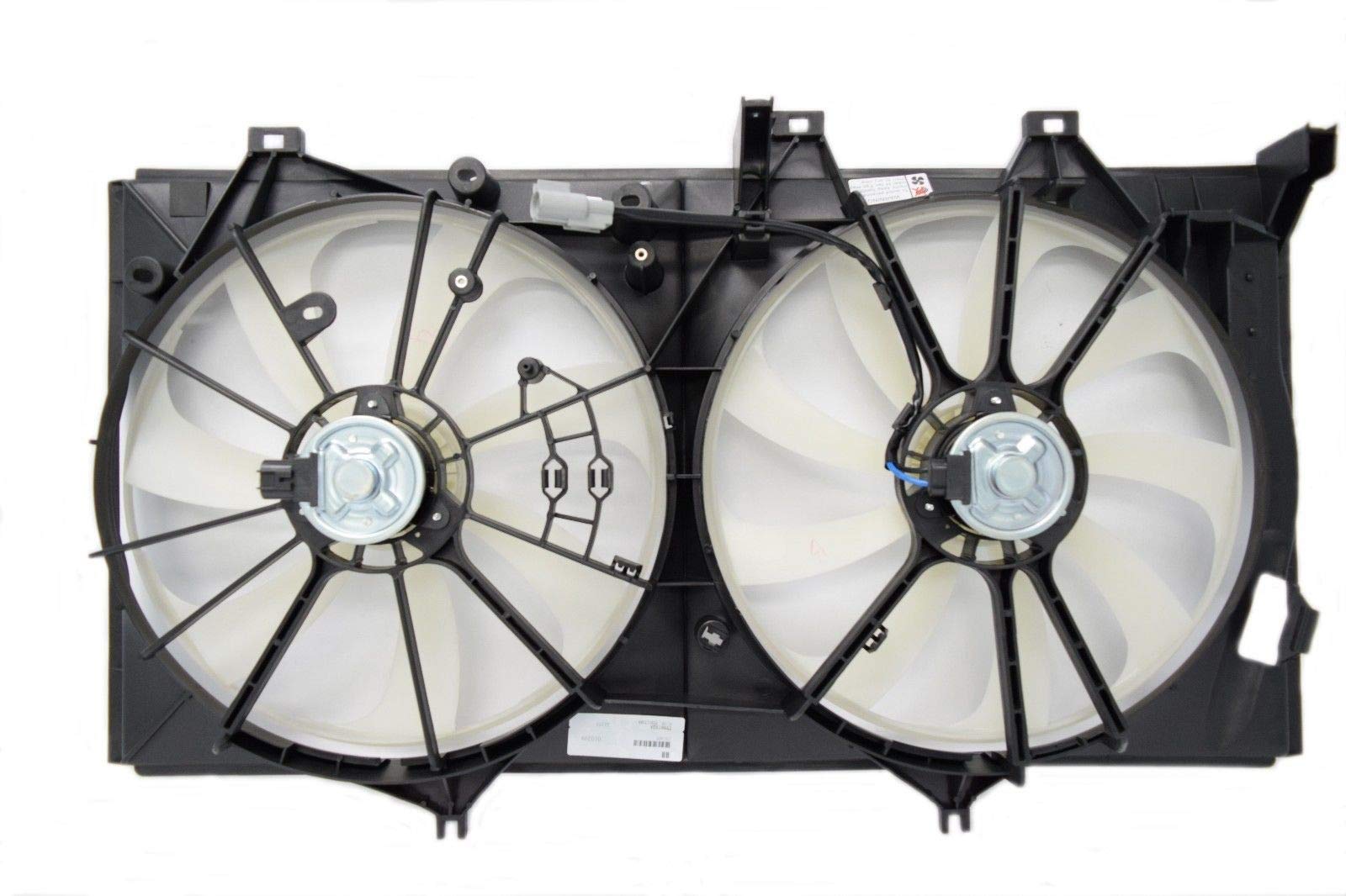 Dual Radiator and Condenser Fan Assembly Replacement for Toyota Camry 2012-2017 2.5L - Perfect for Cooling System Repair & Summer Driving Protection