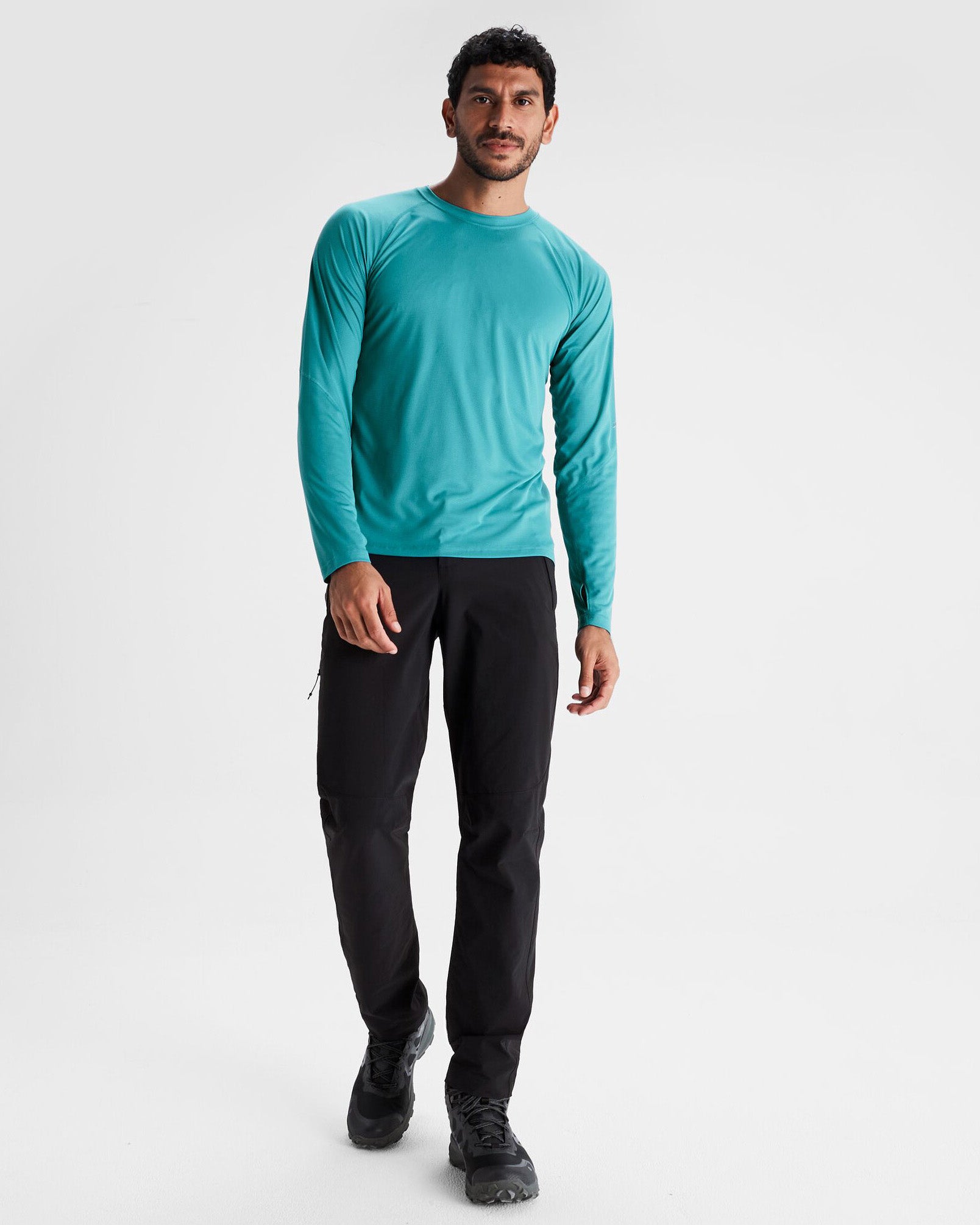 Men's SUN Stopper LT Long Sleeve Top - UPF 50+ Sun Protection Shirt for Hiking, Running & Outdoor Activities | Moisture-Wicking & Breathable Performance Shirt