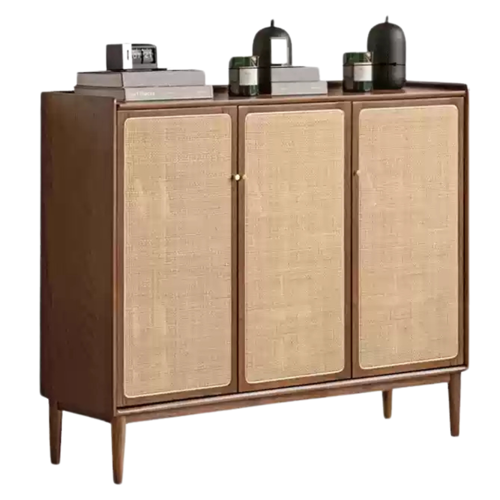 45.3x13.8x39.4 inch/ 115x35x100cm / walnut color/ Oak solid wood  wide shoe cabinet lower cabinet