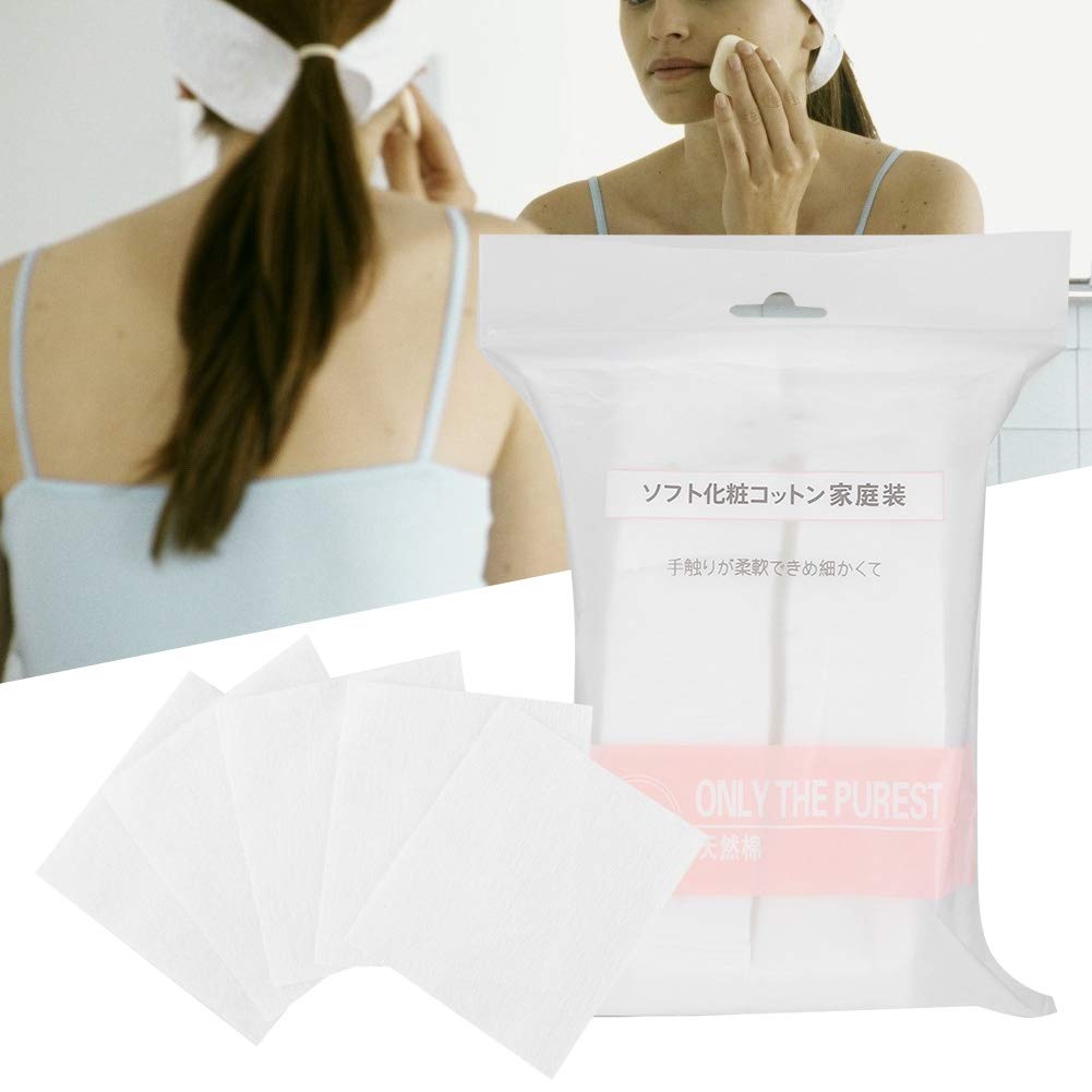 Premium Soft Cotton Makeup Pads - Ultra Absorbent & Gentle for Makeup Removal, Skincare & Professional Use | Ideal for Makeup Lovers, Artists & Daily Beauty Routine