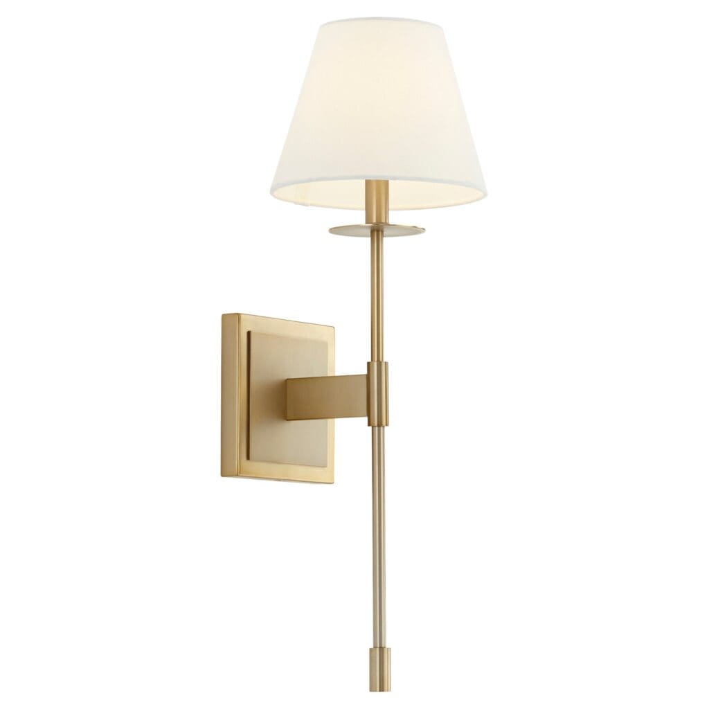 Cyan Design 11264 Kubel Wall Mount in Aged Brass - Vintage Style Brass Wall Sconce for Living Room, Bedroom & Hallway Lighting