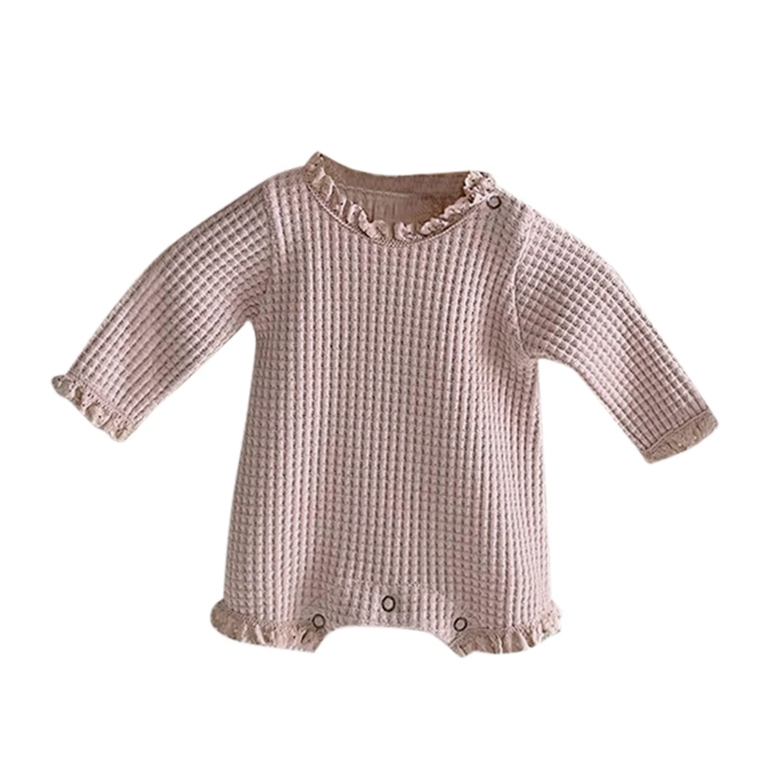Adorable Baby Girl Cardigan Set - Soft Lace Long Sleeve Romper Bodysuit for Newborns & Infants (121g778) | Perfect for Autumn Outfits, Photo Shoots & Special Occasions