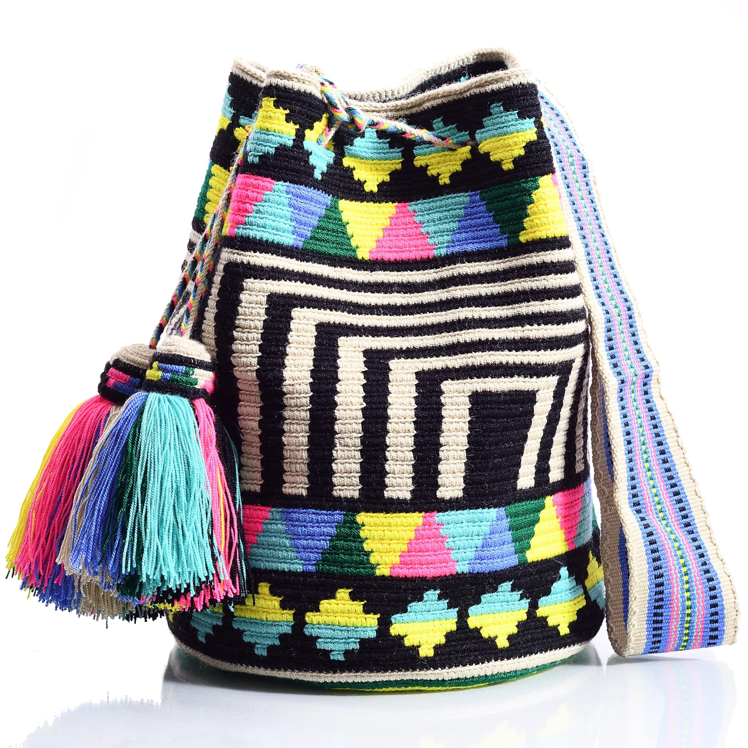 Stylish WYOU Designer Collection Hobo Bag - Handmade Wayuu Crochet Large Tote for Women | Perfect for Beach, Travel & Everyday Use