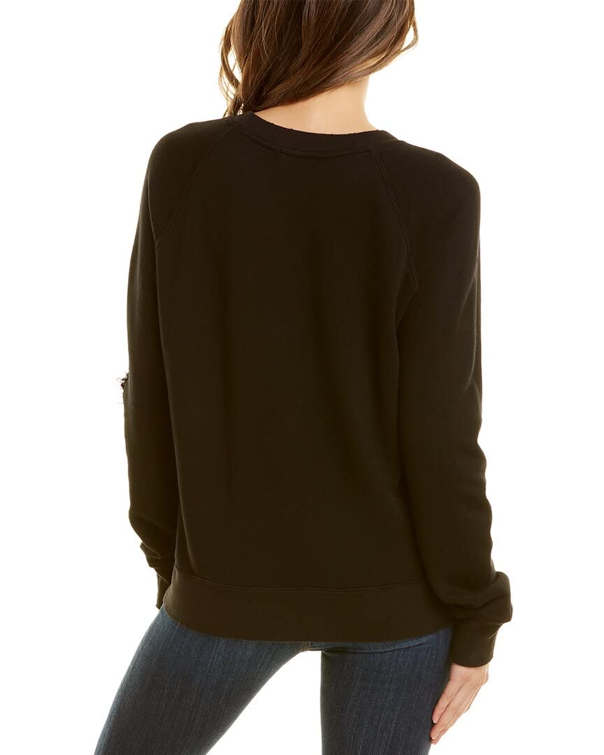Philanthropy Women's Blackbird Sweatshirt - Black, Size L | Cozy Pullover Hoodie for Casual Wear & Everyday Comfort