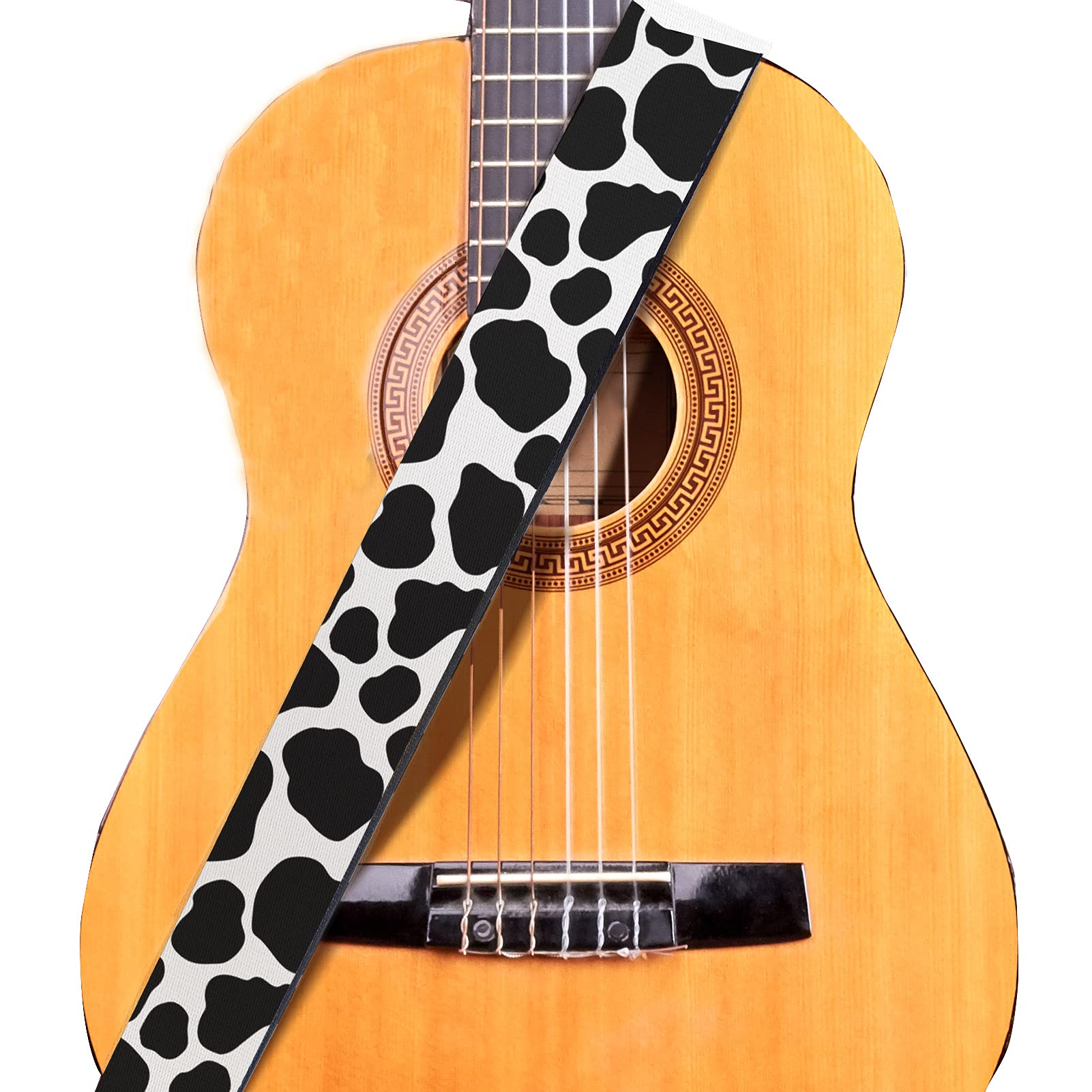 Premium Adjustable Guitar Shoulder Strap for Women & Men - Leather End Crossbody Strap for Acoustic & Electric Guitars - Perfect for Live Performances, Studio Sessions & Travel