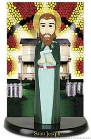 Saint Joseph Home Seller Figurine - Religious Statue for Real Estate Blessings & Good Luck - Perfect for Home Sellers, Buyers & Prayer Altars