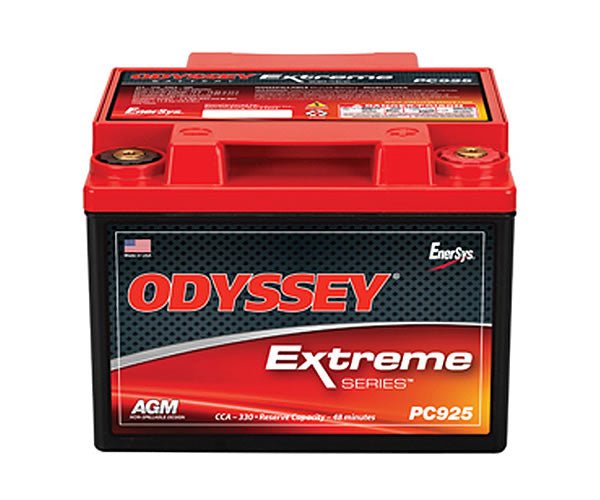 Odyssey ODS-AGM28L PC925 12V 28Ah AGM Battery with Positive Right Terminal - Perfect for Marine, RV, Solar, and Off-Grid Power Systems