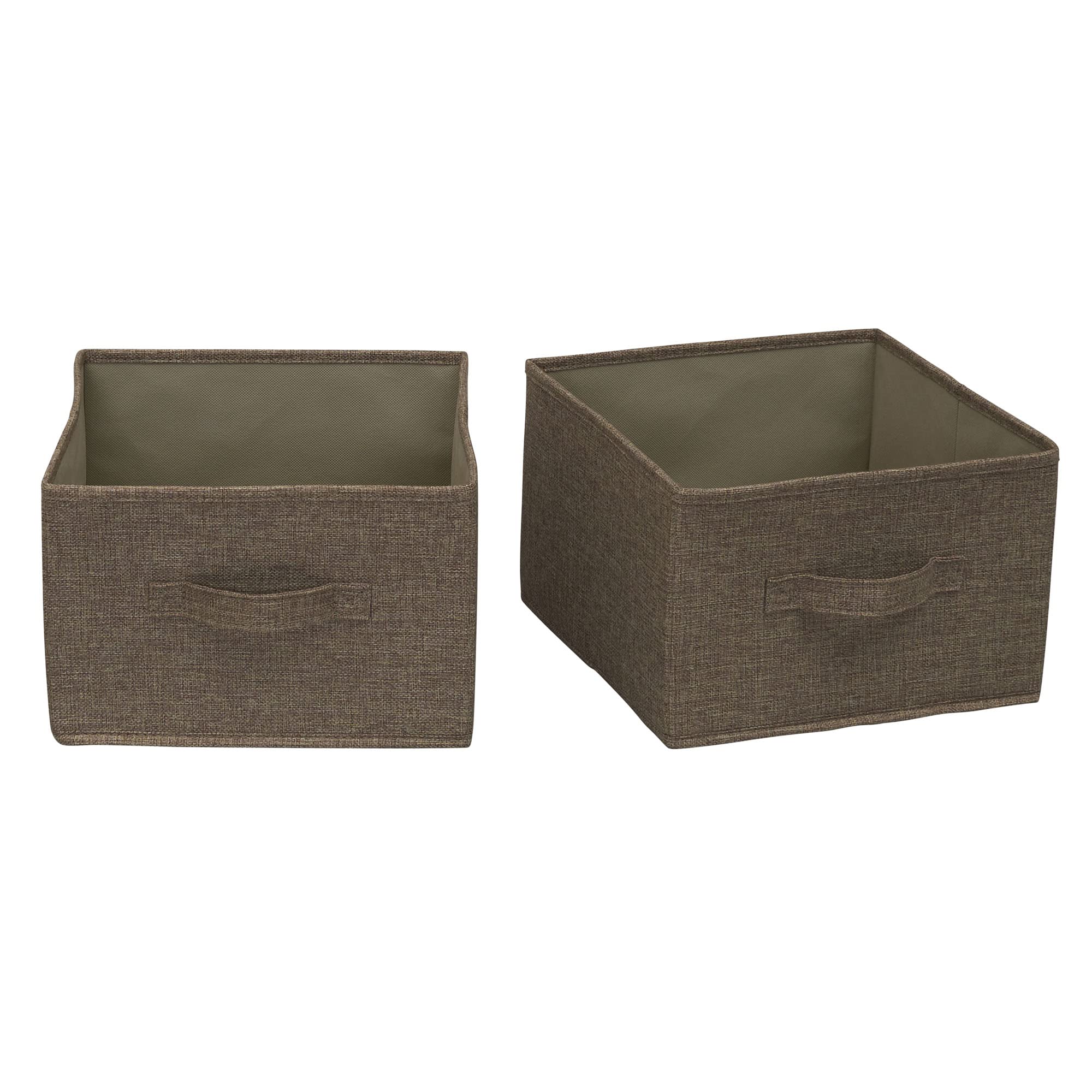 Latte Wide Closet Organizer Drawers - 6 Pack Fabric Storage Bins for Bedroom, Bathroom & Closet Organization - Foldable Multi-Purpose Storage Baskets for Shelves, Cabinets & Home Decor