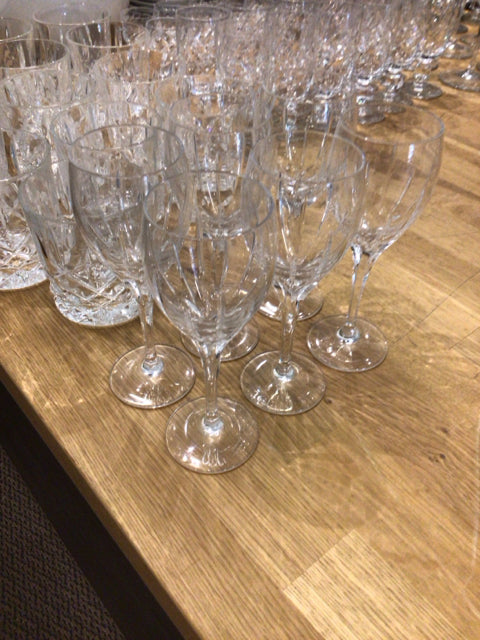 Set of 6 Edinburgh Crystal Sonata Sherry Glasses - Elegant Stemware for Fine Wine Tasting, Dinner Parties & Home Bar Decor