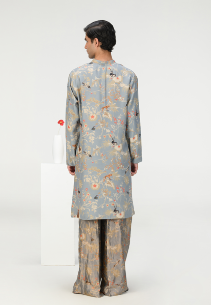 Bade Miyan Kurta - Premium Muga Satin Silk Traditional Indian Wear for Men | Perfect for Festivals, Weddings & Cultural Events