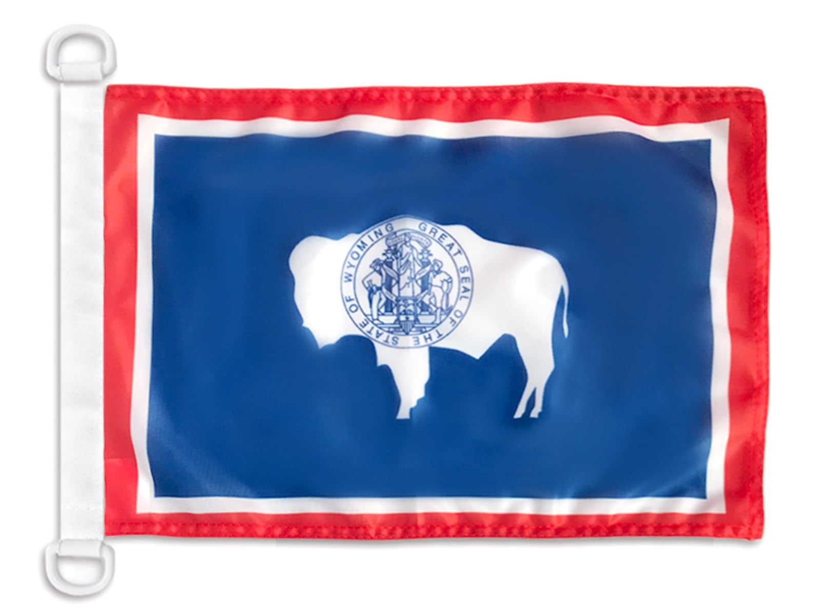 Wyoming Nautical Flag 12x18 in - Boat Banner for US State Pride - AZ FLAG