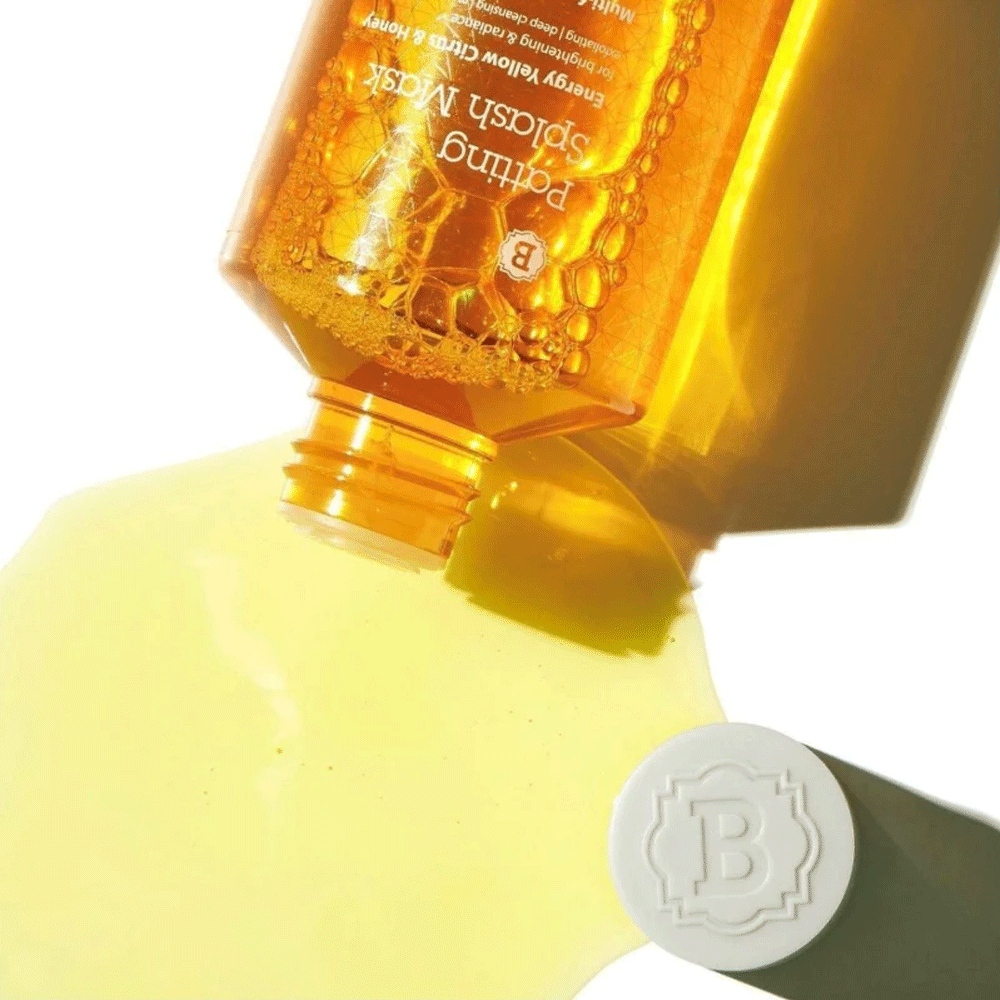 BLITHE Patting Splash Mask - Energy Yellow Citrus & Honey Hydrating Facial Treatment (70ml) for Glowing Skin | Korean Skincare Routine, Morning & Night Use