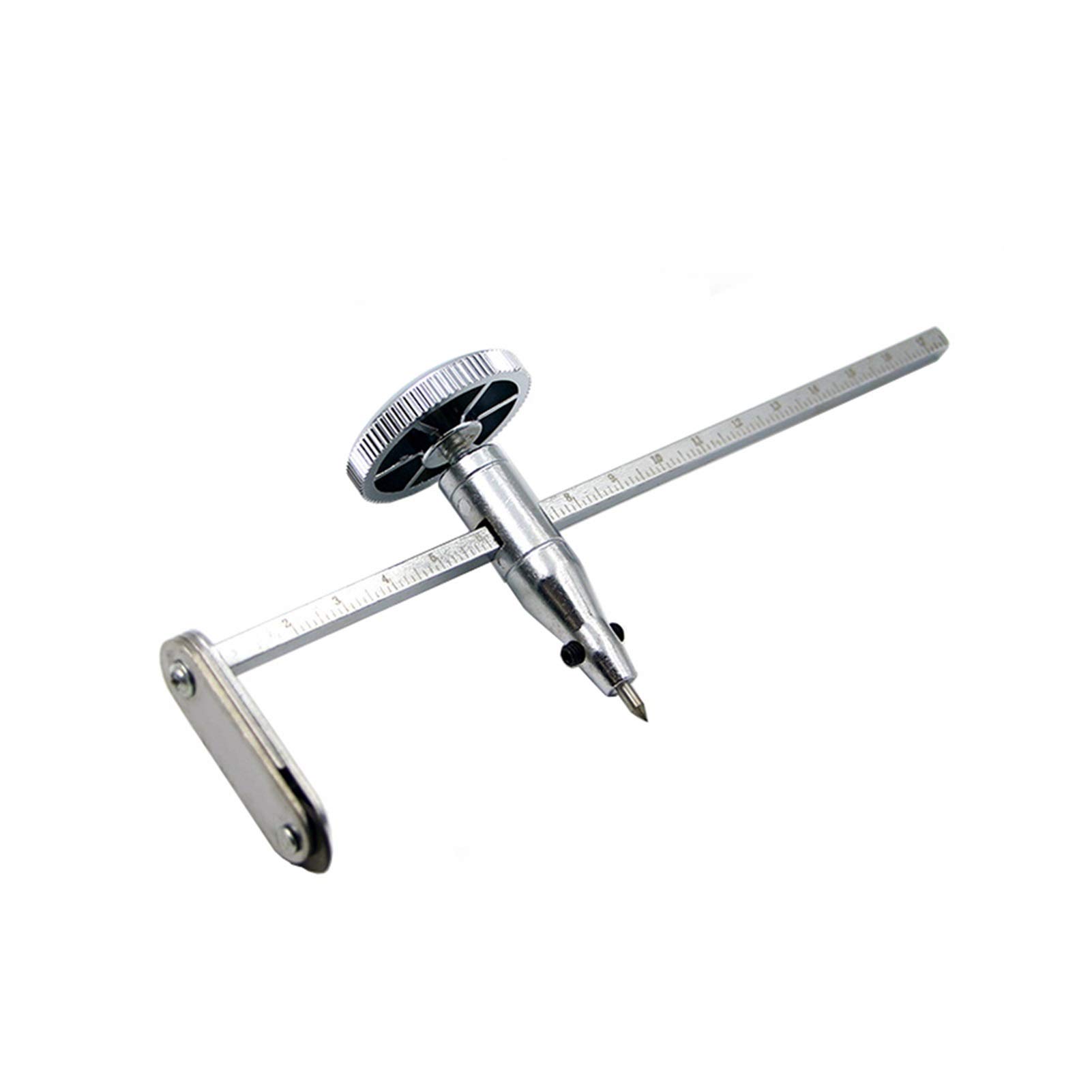 Drywall Hole Punch Tool - Professional Gypsum Board Cutter & Drill Device for Woodworking Projects (White) - Perfect for Home Renovation & Construction Work