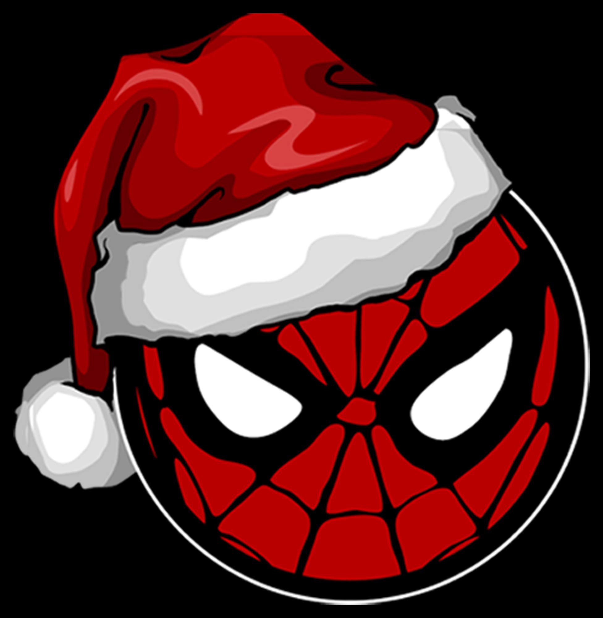 Boys Marvel Spider-Man Christmas Santa Hat T-Shirt | Superhero Holiday Shirt for Kids | Perfect for Christmas Parties & Gift Giving