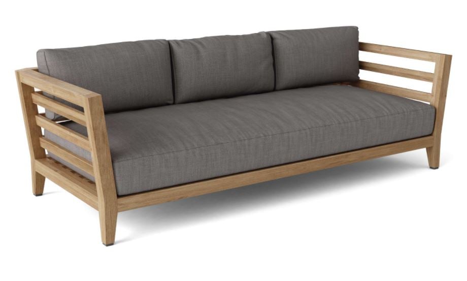 Anderson Teak Cordoba 3-Seater Outdoor Bench DS 833 - Durable Teak Wood Patio Furniture for Garden, Poolside & Backyard Relaxation