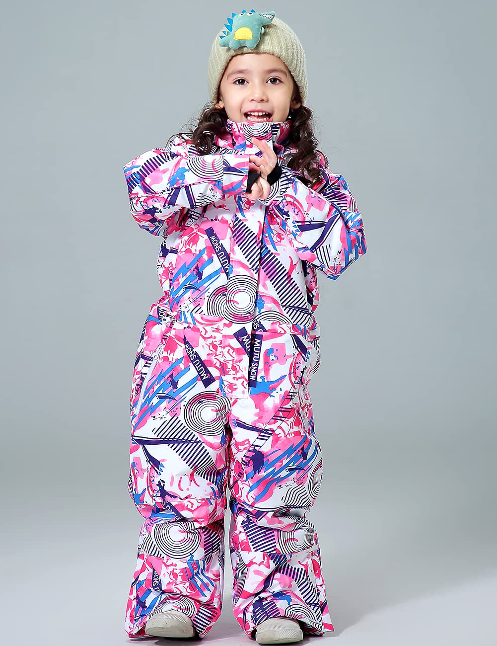 **Kids' Waterproof Snowsuit One-Piece Ski & Snowboard Winter Suit - Warm Insulated Jacket & Pants Set for Boys & Girls - Perfect for Skiing, Snowboarding & Outdoor Winter Play**