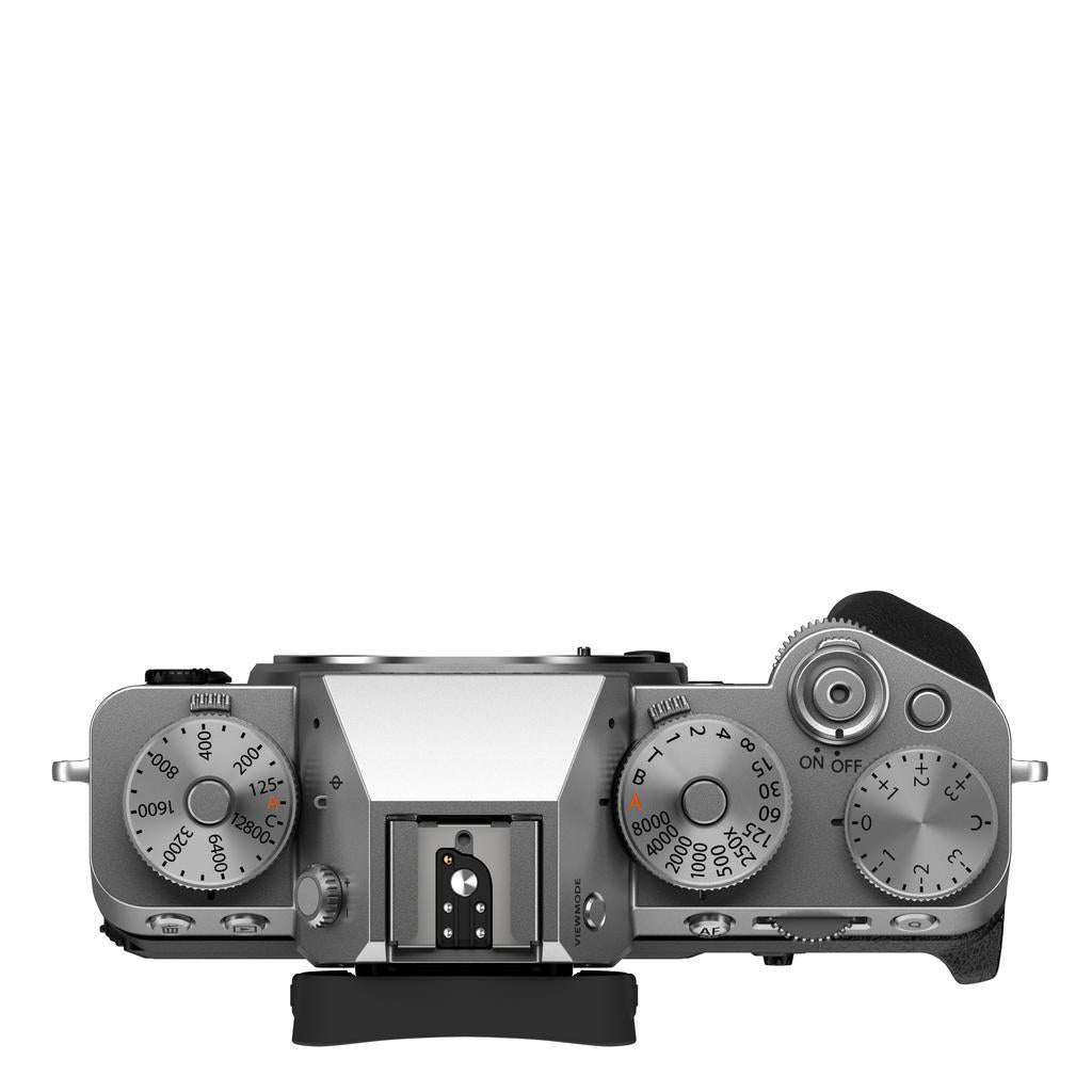 FUJIFILM X-T5 Mirrorless Digital Camera (Silver) - 26.1MP APS-C Sensor, 5-Axis IBIS, 4K Video - Perfect for Travel Photography & Vlogging