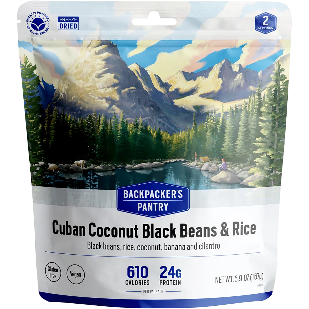 Authentic Cuban Coconut Rice & Black Beans - 2 Servings | Ready-to-Eat Latin Meal | Perfect for Quick Lunches, Dinner Parties & Caribbean-Themed Events