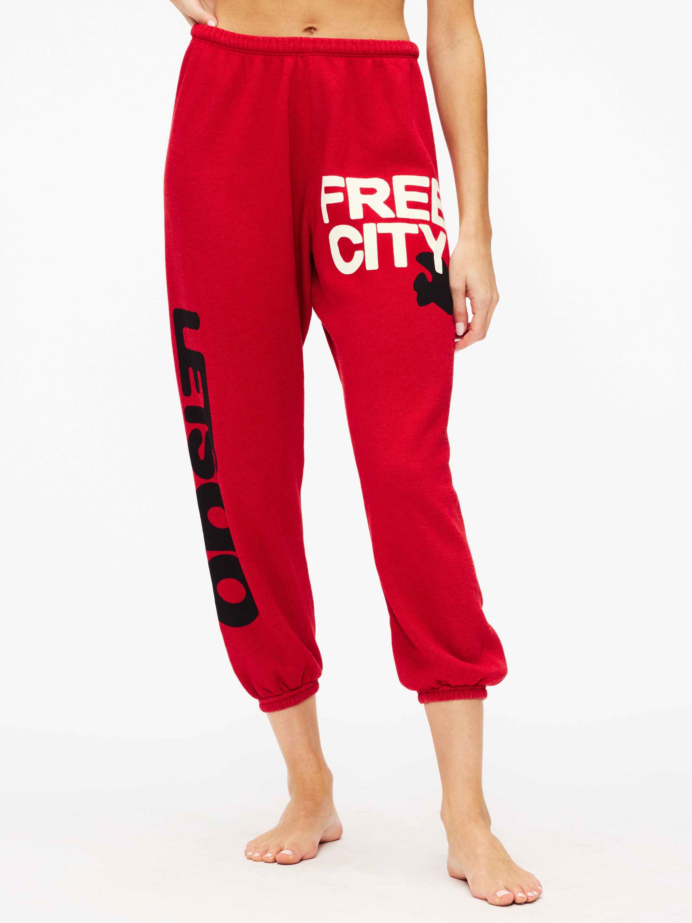 Free City Circa'99 OG Let's Go Jogger Pants - Vintage 90s Style Sweatpants for Men & Women | Perfect for Running, Gym Workouts & Casual Streetwear