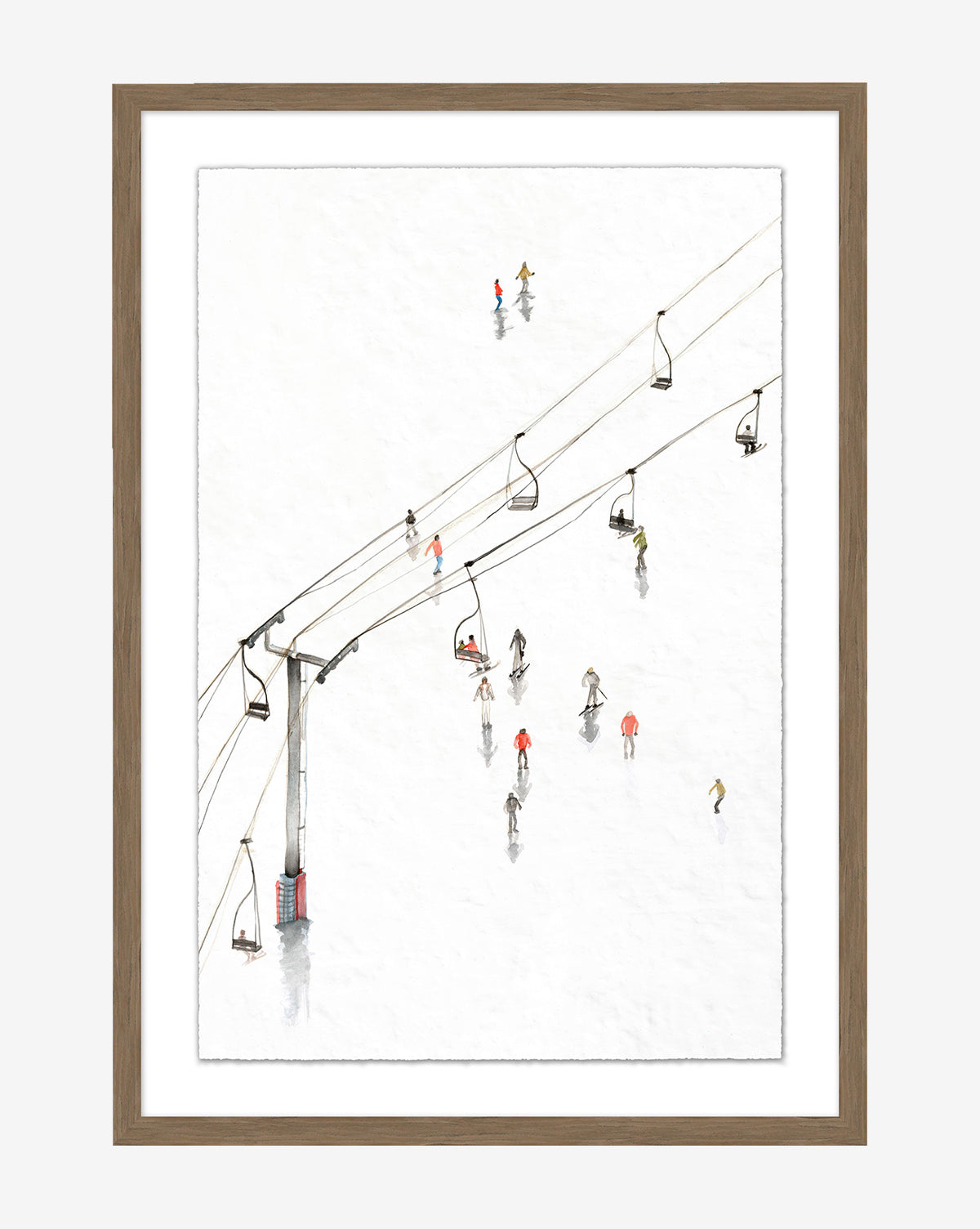 Snowy Ski Lift II - Premium Winter Ski Lift Model for Ski Resorts & Home Decor | Perfect for Ski Enthusiasts & Mountain-Themed Interior Design