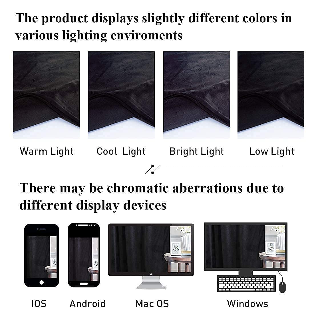 StangH Velvet Curtains with Tiebacks Set - Blackout Window Drapes for Living Room & Bedroom - Soft Luxury Fabric for Home Decor & Light Blocking