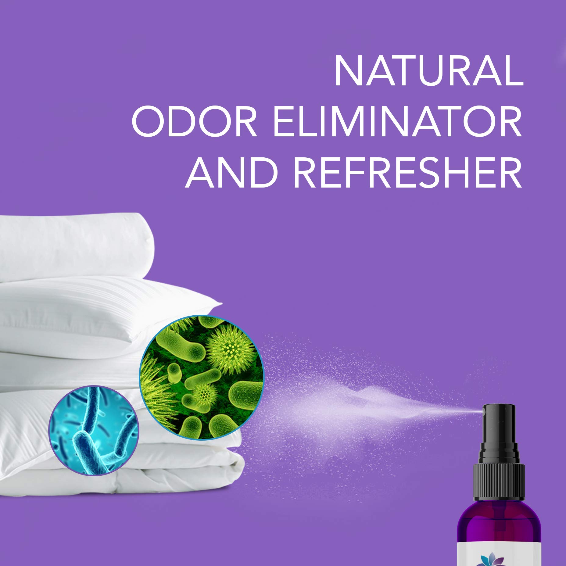 Travelers Mist Aromatherapy Spray - Clear Skin & Acne Prevention, Pillow & Sheet Cleanser - Made in USA (Soothing Green Tea, Dual Pack) | Perfect for Travel, Gym Bags & Bedtime Relaxation