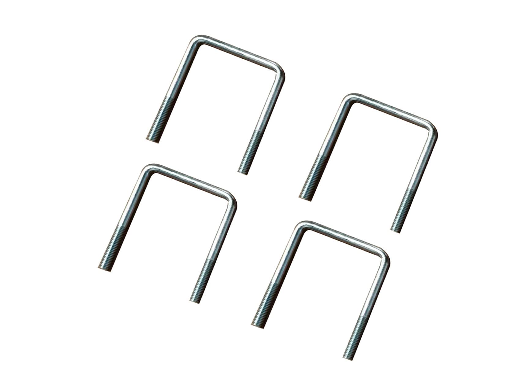 Heavy Duty Square Screw Brackets for Sliding Gate Opener (4-Pack) - Durable Metal Mounting Hardware for Automatic Driveway & Fence Gate Installation