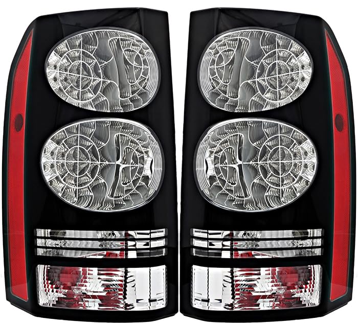 Land Rover LR4 Tail Lights Lamps Set 2014-2015 - Left & Right Side Replacement Parts for Off-Roading, Night Driving & Enhanced Vehicle Safety