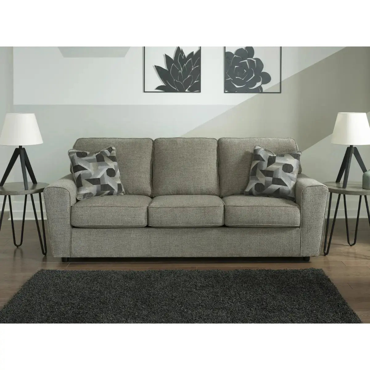 Cascilla Pewter Sofa - Modern Living Room Furniture for Small Spaces | Comfortable & Stylish Home Decor