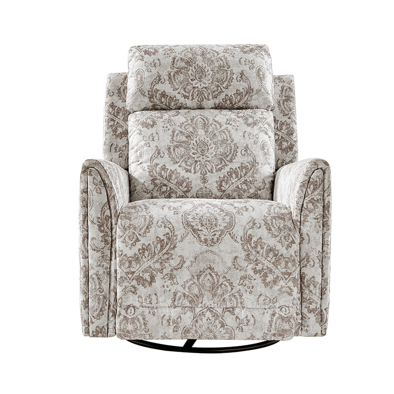 Alois Swivel Rocker Recliner Chair with Adjustable Headrest - Comfortable Living Room Furniture for Relaxing, Reading & Watching TV
