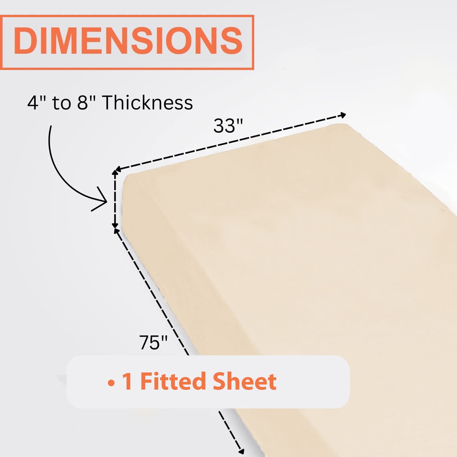 Premium Jersey Knit Fitted Crib Sheet 75