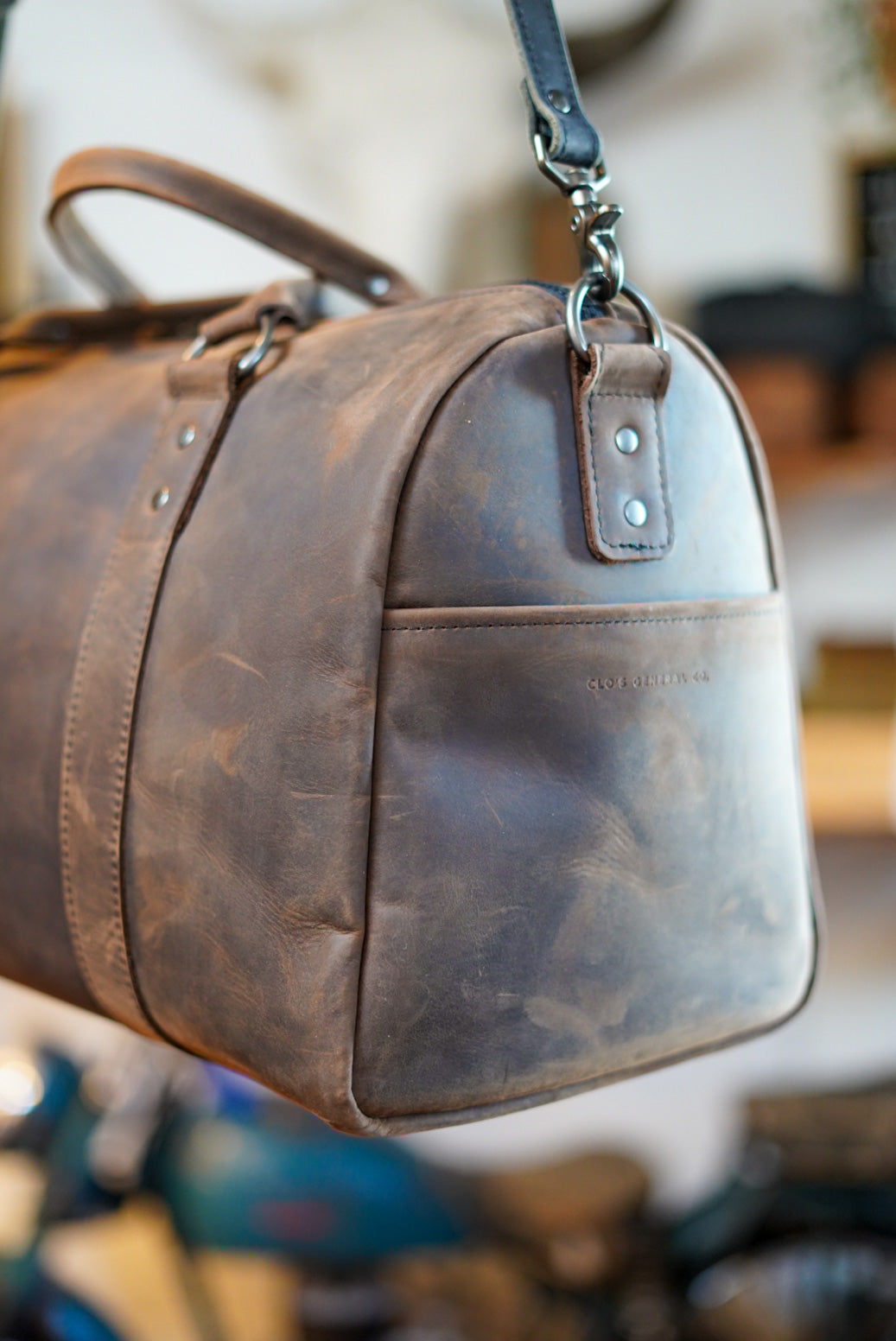 Premium Overnight Duffle Bag in Gaucho Brown - Perfect for Travel, Gym & Weekend Getaways | Durable & Stylish Carry-On Luggage