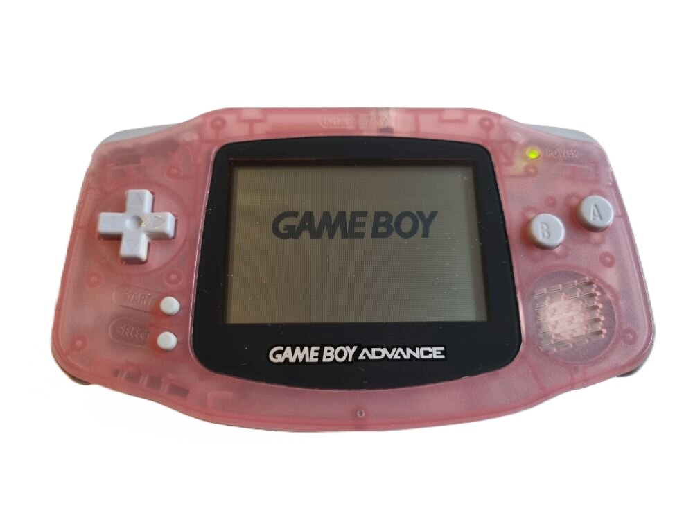 Original Nintendo Game Boy Advance Fuchsia Pink Handheld Console - Portable Gaming for Kids & Adults, Retro Gaming on the Go