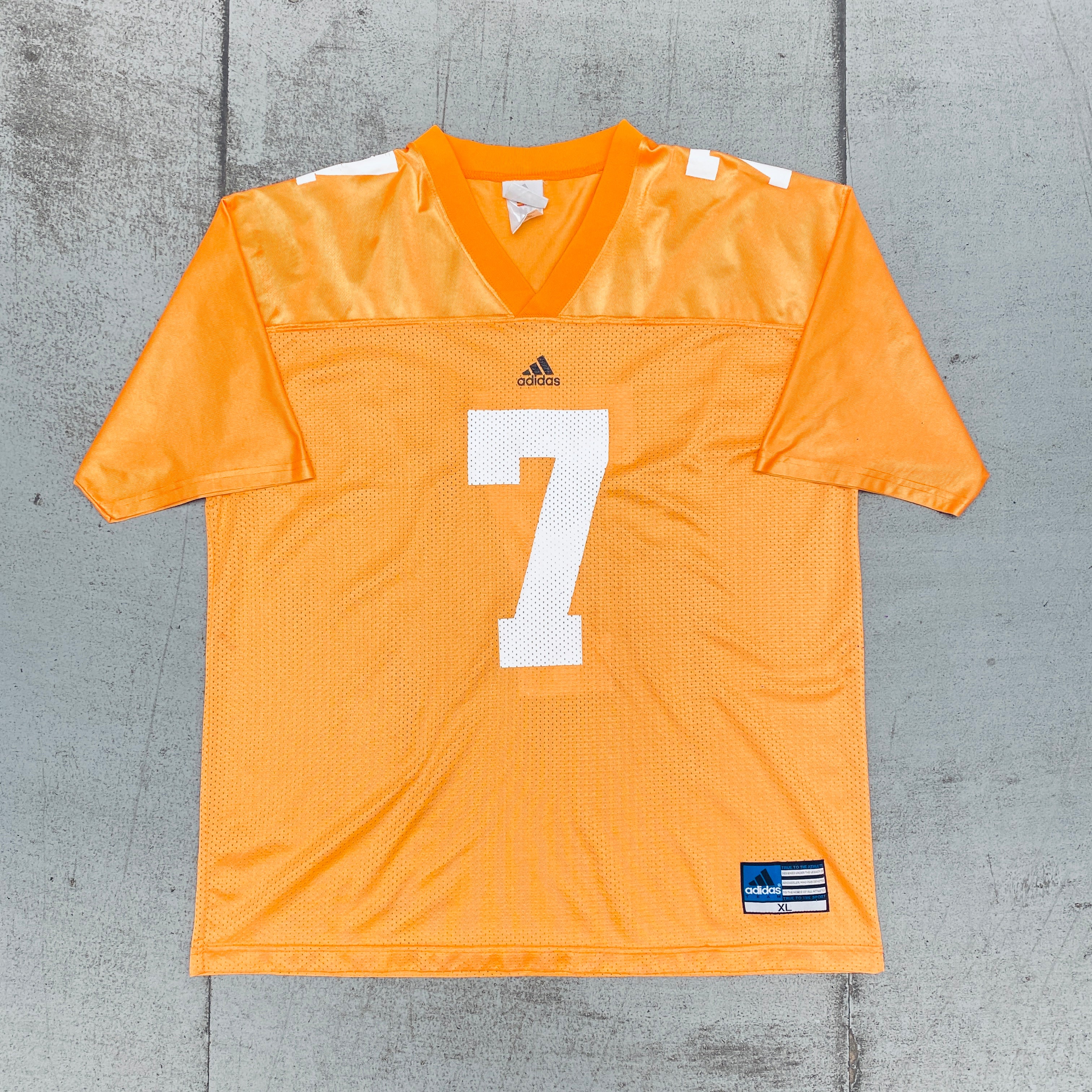 Authentic Tennessee Volunteers No. 7 Jerod Mayo Adidas Jersey - XL Size for Men | Officially Licensed NCAA Football Fan Gear - Perfect for Game Day, Tailgating & Sports Collectibles