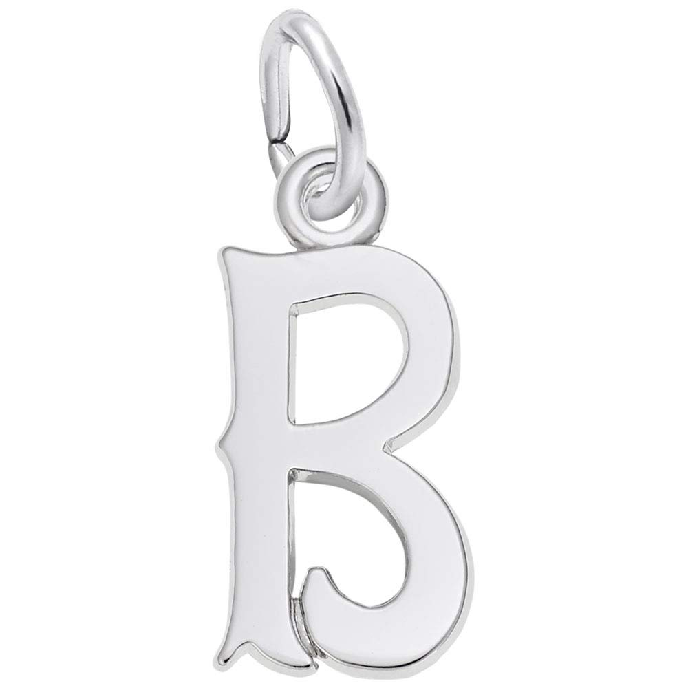 Sterling Silver Alphabet & Number Charms for Jewelry Making - Perfect for DIY Bracelets, Necklaces, and Personalized Gifts | Rembrandt Charms & Baxley Jewelry