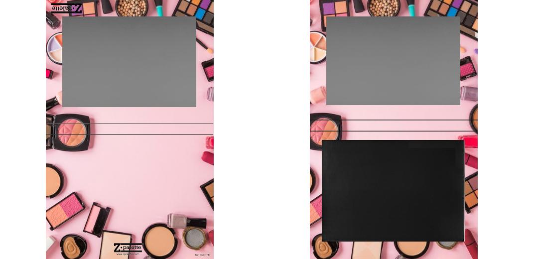 Custom Extra Large Z Palette - Magnetic Makeup Palette for Eyeshadows & Blush - Perfect for Travel & Professional Makeup Artists