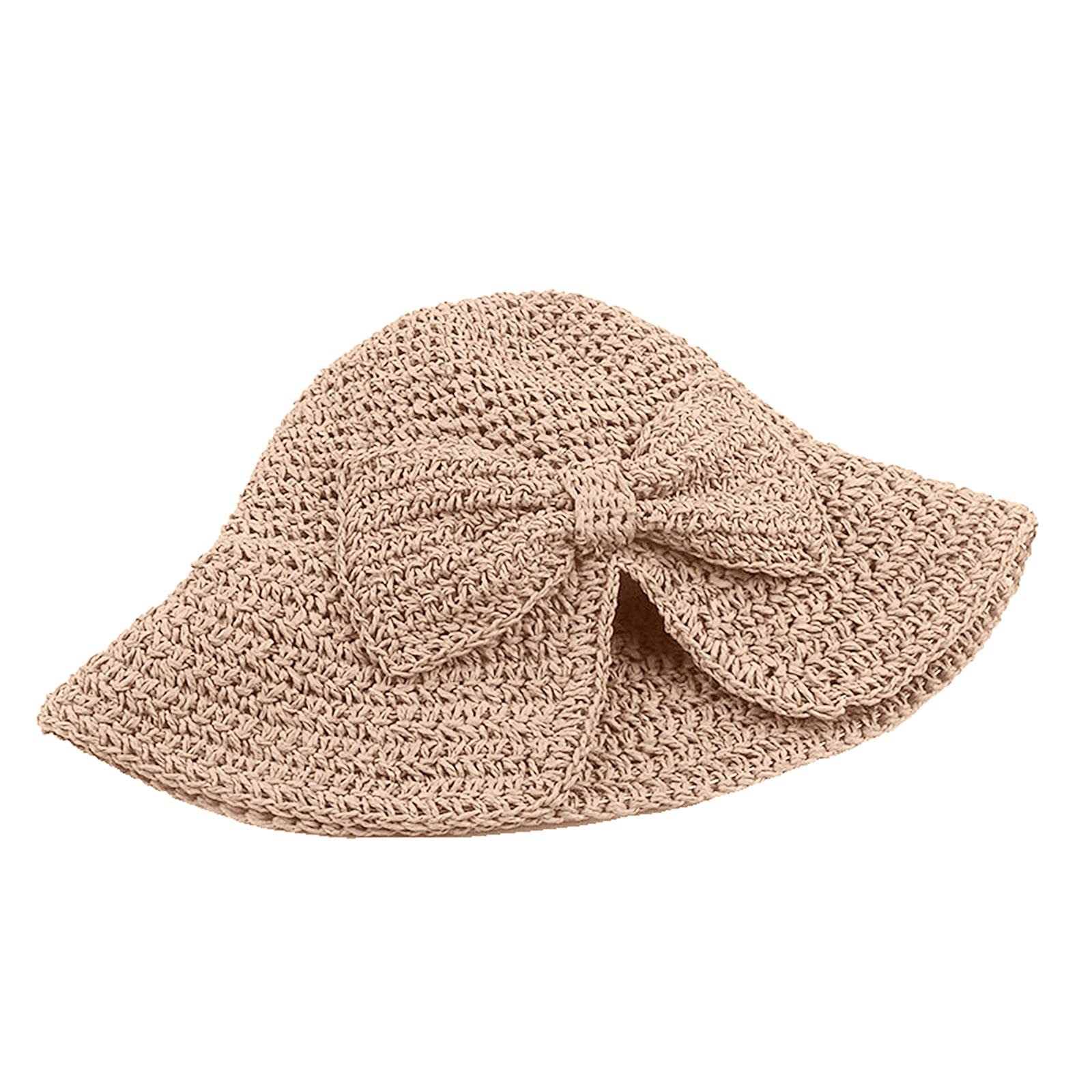 PAXOSTRO Women's Summer Straw Fisherman Hat - UV Protection Sun Hat for Beach, Outdoor, Fishing & Casual Wear - Fashionable Bucket Cap for Ladies