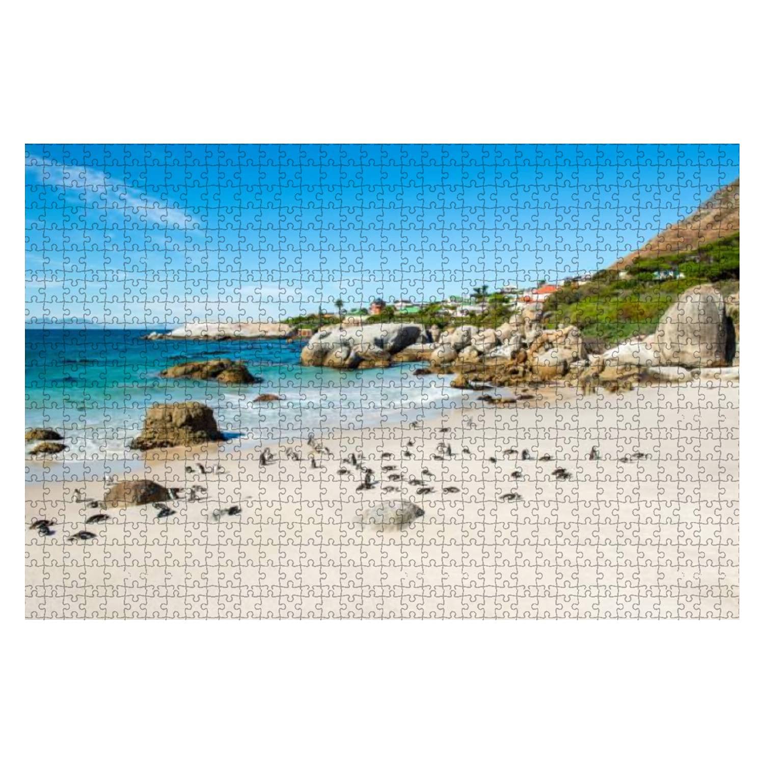 1000-Piece Wooden Jigsaw Puzzle - Creative DIY Gift for Adults & Kids | Home Decor & Stress Relief