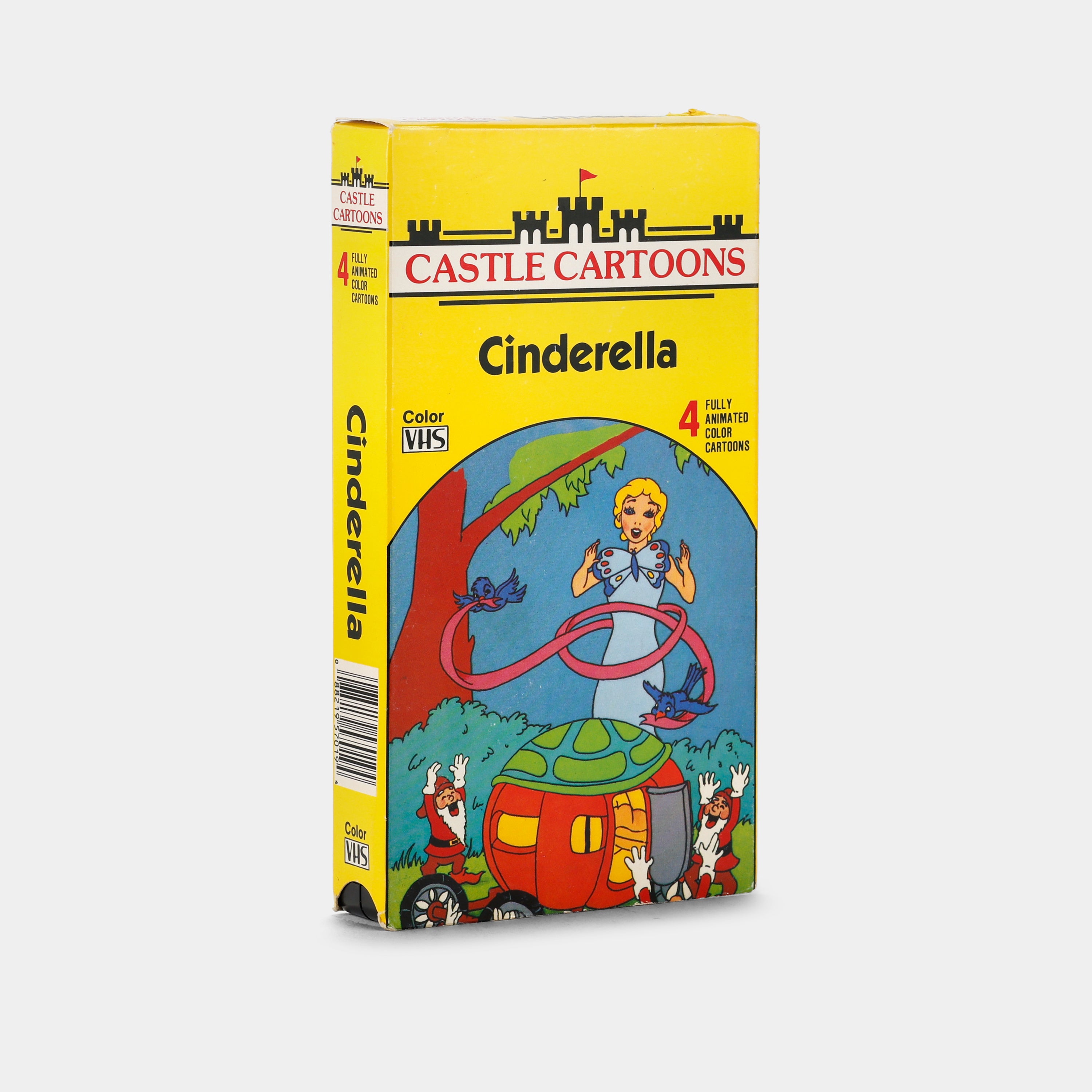 Disney Cinderella Classic Animated Movie VHS Tape – Perfect for Kids' Bedtime Stories & Family Movie Nights