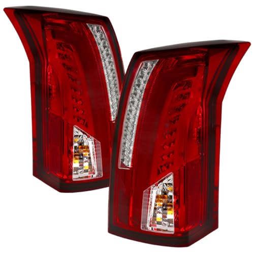 Chrome Housing Red/Clear Lens