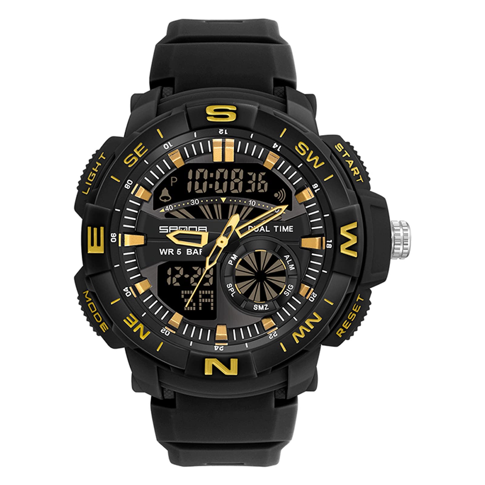 Men's Military Digital Watch - Waterproof Tactical Sport Watch for Outdoor & Army Use