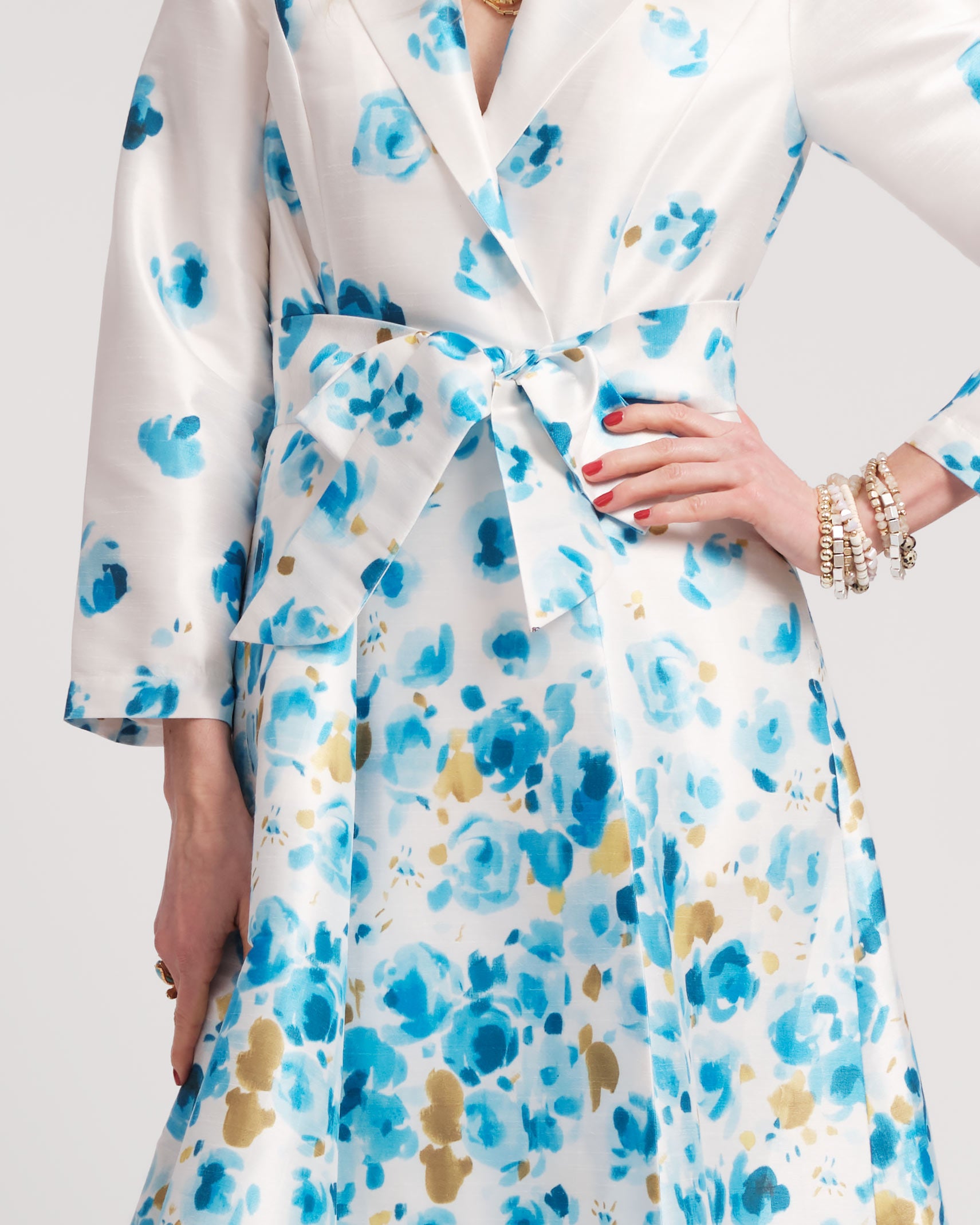 Lucille Wrap Dress with Pockets - Floral Print Summer Dress for Women | Perfect for Casual Outings, Beach Vacations & Date Nights