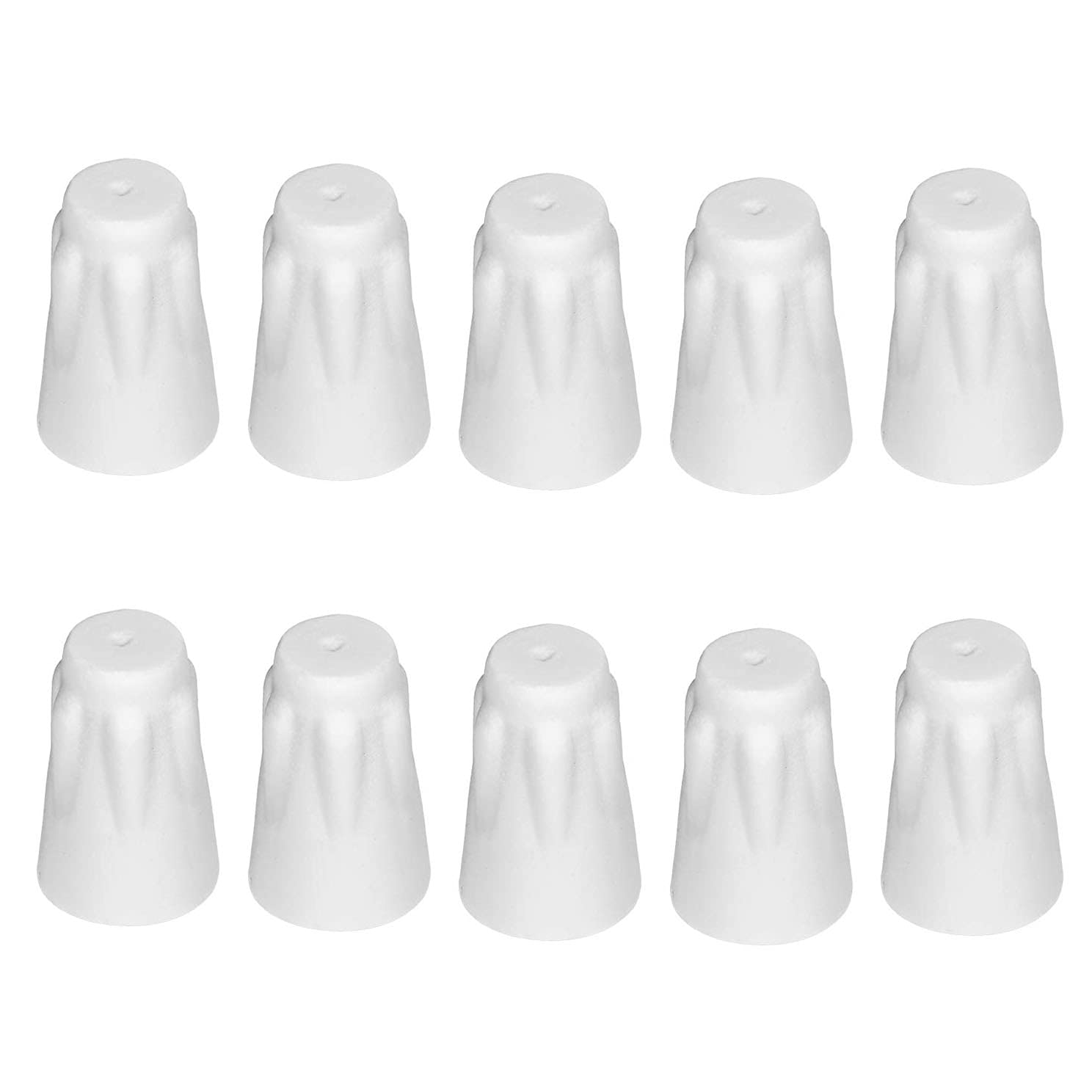10Pcs Ceramic Wire Connectors - 22-14 AWG Small Size, 600V High Heat Resistant Twist Caps for Electrical Wiring - Perfect for Home DIY, Appliance Repair & Industrial Electrical Projects