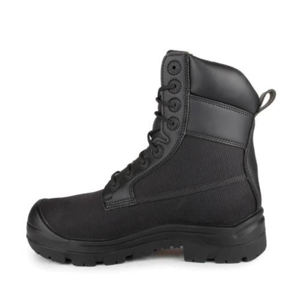 STC Shire Men's 8 Vegan Composite Toe Work Boot 21994 Black - Durable & Comfortable Safety Shoes for Construction, Warehouse & Outdoor Work