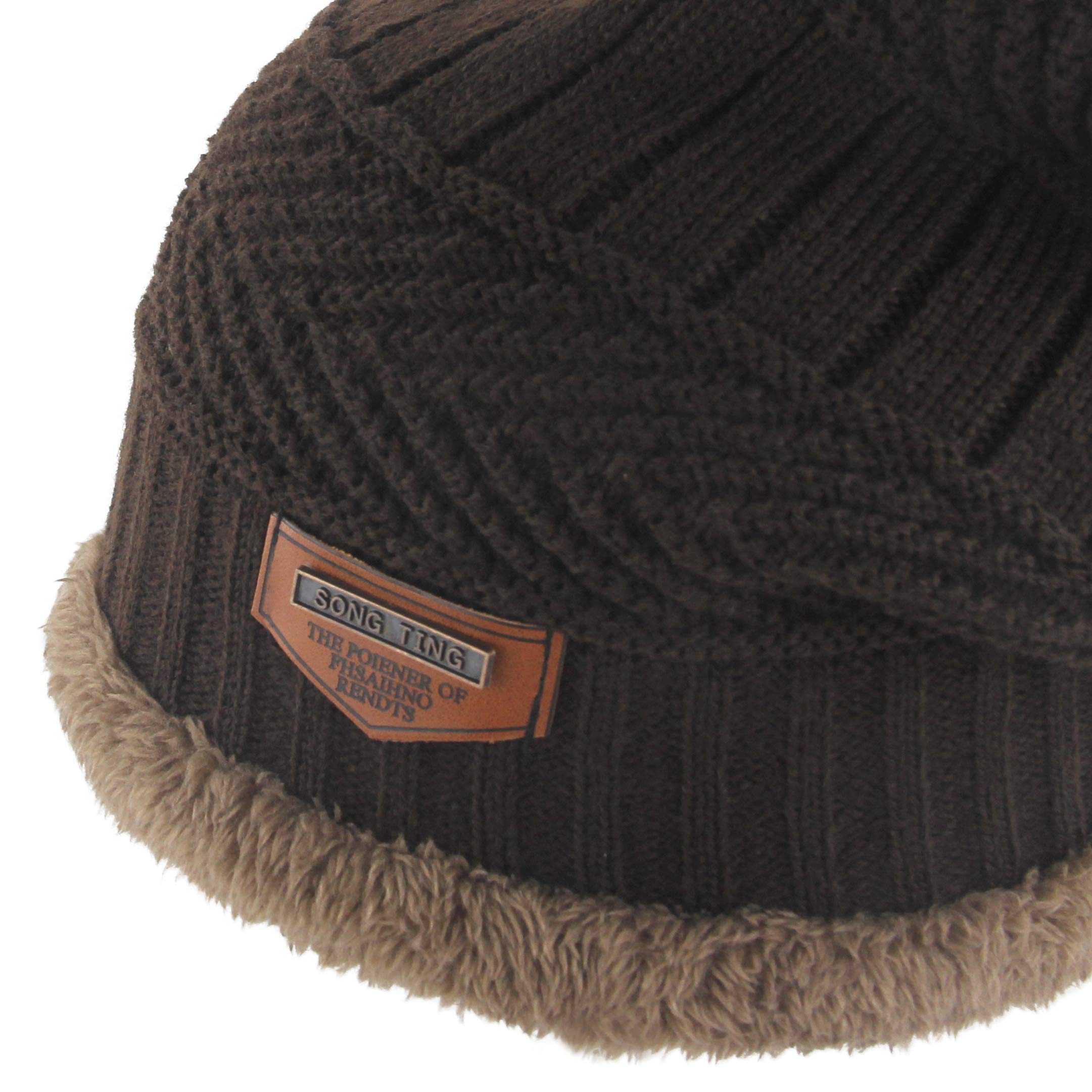 Women's Thick Warm Winter Beanie Hat - Slouchy Skully Knit Beanie for Cold Weather - Cozy Fashion Accessory for Outdoor Activities, Skiing, and Winter Travel
