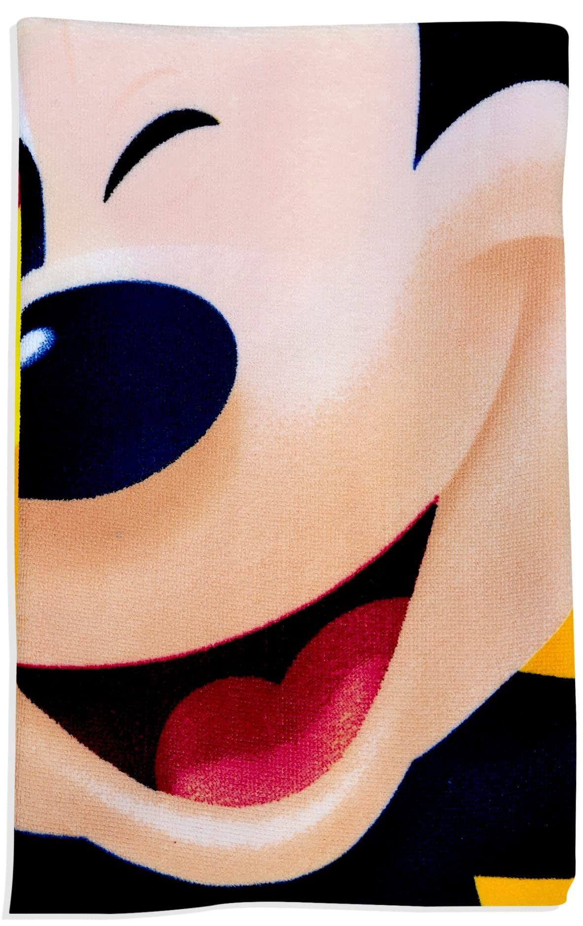 Mickey Mouse and Pluto Beach Towel for Kids - Soft, Absorbent, and Quick-Drying - Perfect for Pool, Beach, and Summer Fun