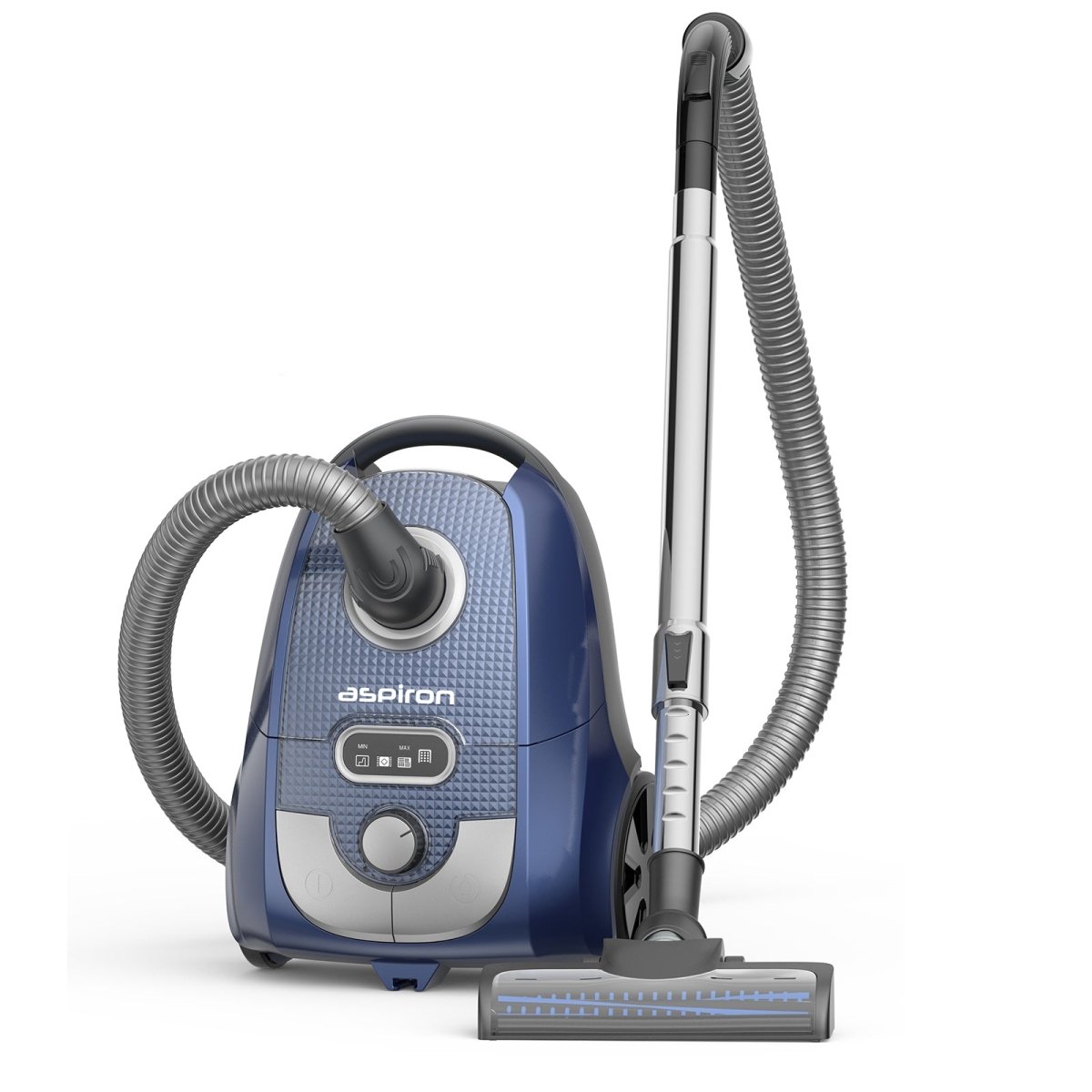 ASPIRON® 1300W Bagged Canister Vacuum Cleaner CA029 - Powerful Suction for Hard Floors, Carpets & Pet Hair | Ideal for Home, Office & Commercial Cleaning