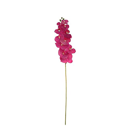 40 Inch Artificial Phalaenopsis Silk Orchid Flowers - Real Touch Faux Orchid Branches for Home, Office, Wedding Decor (Pack of 2, Fuchsia) | Perfect for Centerpieces, Table Arrangements & Wall Decor